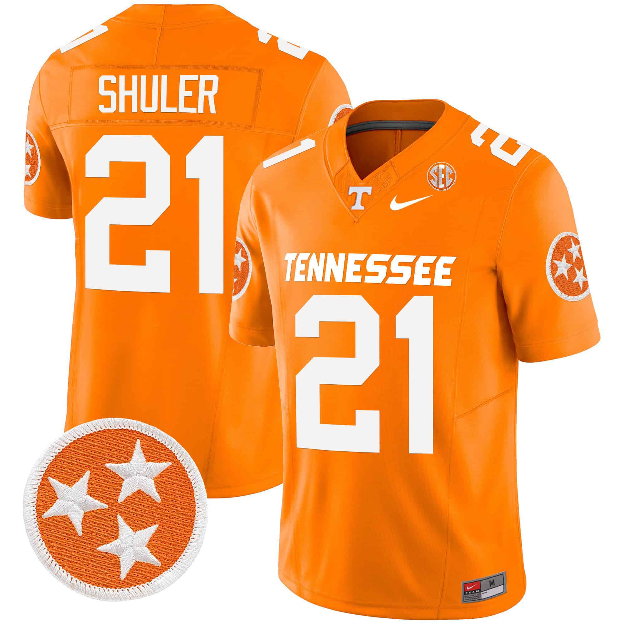 Men Tennessee Volunteers #21 Shuler Orange 2024 Nike Vapor Limited NCAA Jersey->ncaa teams->NCAA Jersey